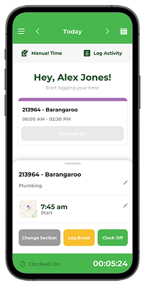 Time2u App on SmartPhone